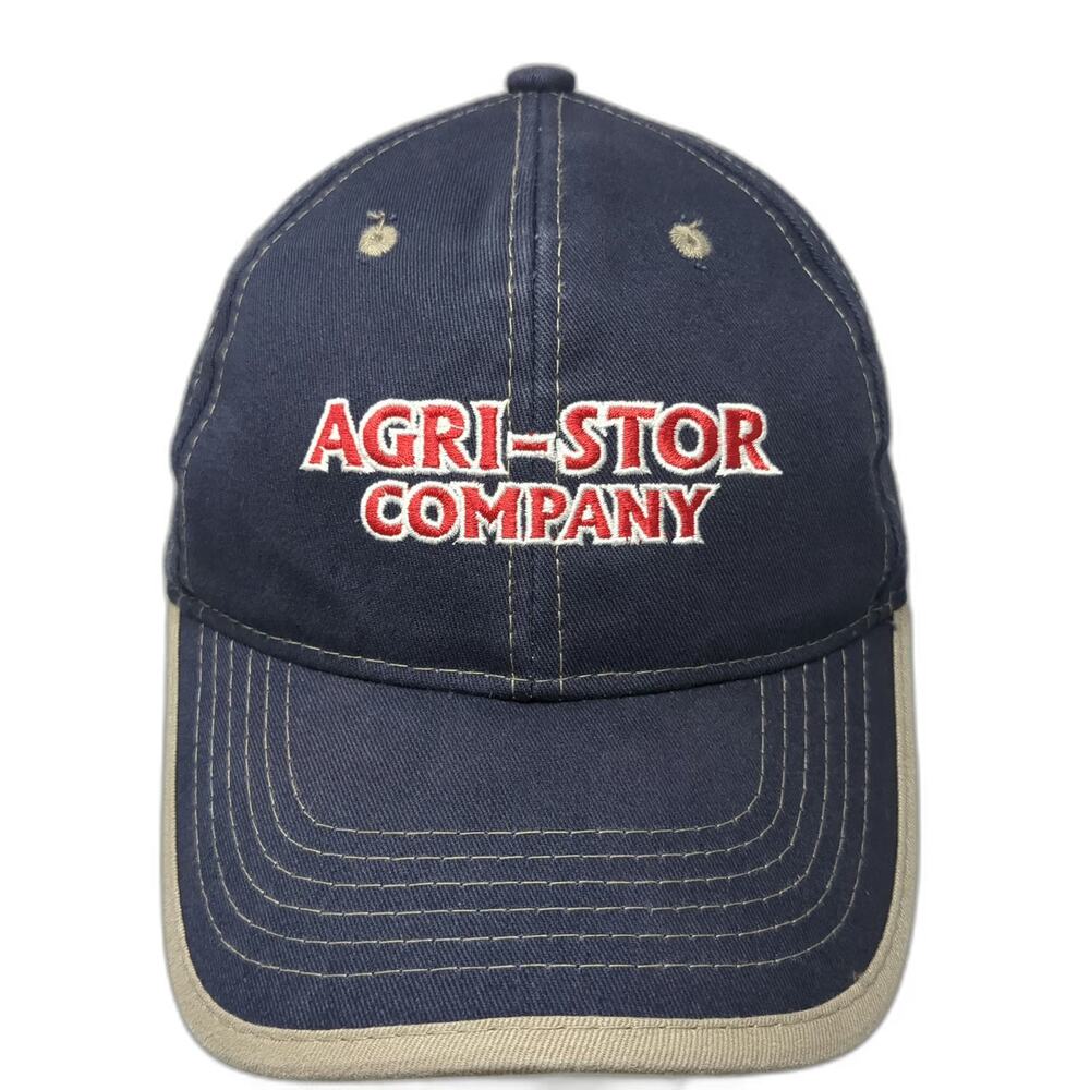 Agri-Stor Company Blue Baseball Cap One Size Strapback Hat Gellert Logo Stitch